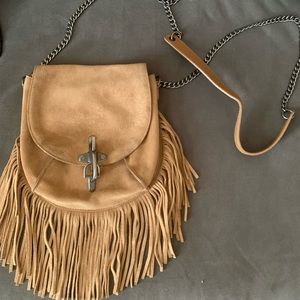 Boho frill side bag. Lucky brand.
